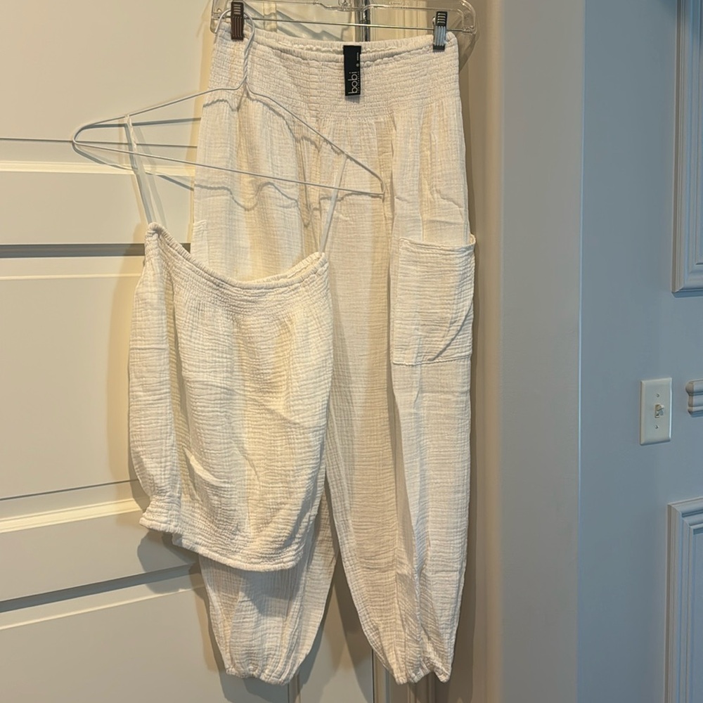 Bobi LA white gauze set size medium